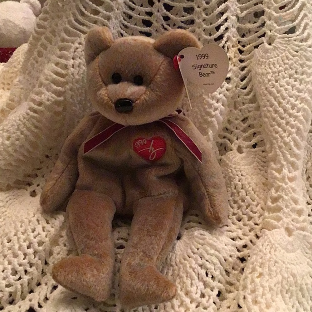 Ty Beanie Baby 1999 Signature Bear